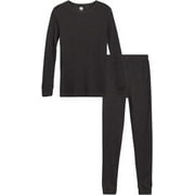 Only Boys’ Thermal Underwear Set – 2 Piece Waffle Knit Top and Long Johns (2T-16)